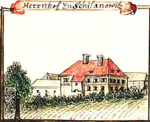 Herrnhof zu Schilanowitz - Dwr, widok oglny